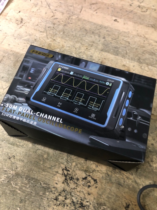 Photo 1 of ?FNRSI 2C53P Plus Upgraded with Carrying CASE? 3in1 Oscilloscope/Multimeter/DDS Signal Generator Tablet Touch Screen Portable Digital Automotive Oscilloscope 2 Channel 50MHz Bandwidth 250Ms/S Counts