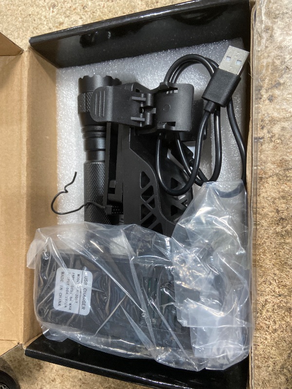 Photo 1 of ***PARTIAL SET/ MISSING PIECES*** SABERTOOTH Police Tactical Flashlight-2200 High Lumen Duty Belt Flashlight for Law Enforcement Defense Flashlight with Holster Tactical Gear Safety Accessories(Black)