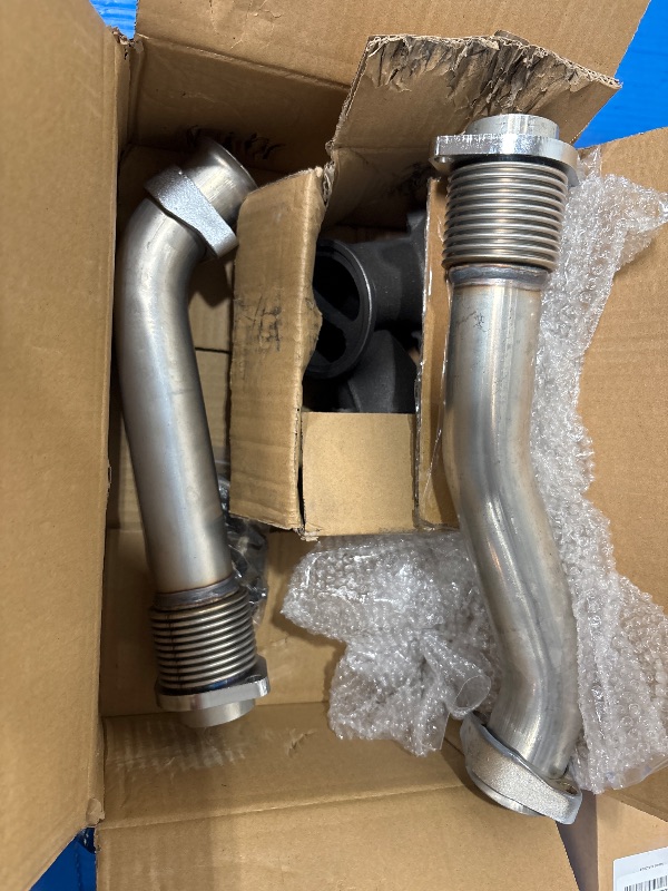 Photo 1 of ****************USED- FOR PARTS ONLY*******************
JDMSPEED New Turbo Diesel With Hardware Bellowed Up Pipe Kit Replacement For Ford F250 F350 F450 F550 Super Duty 7.3L 1999-2003 Replace F4TZ6K854F F4TZ6K854C F81Z6K854EA 679-005