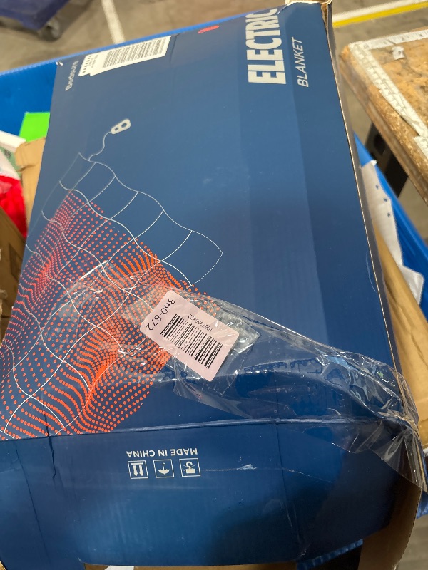 Photo 1 of ***MISSING BLANKET ATTACHMENTS*** Bedsure Electric Blanket Queen Size - Dual Control Heated Blanket Queen, GentleSoft Fast Heating with 10 Time Settings & 10 Heat Settings, Warm Gift for Grandma (84x90 inches, Grey)1067360873
LPNO428001207