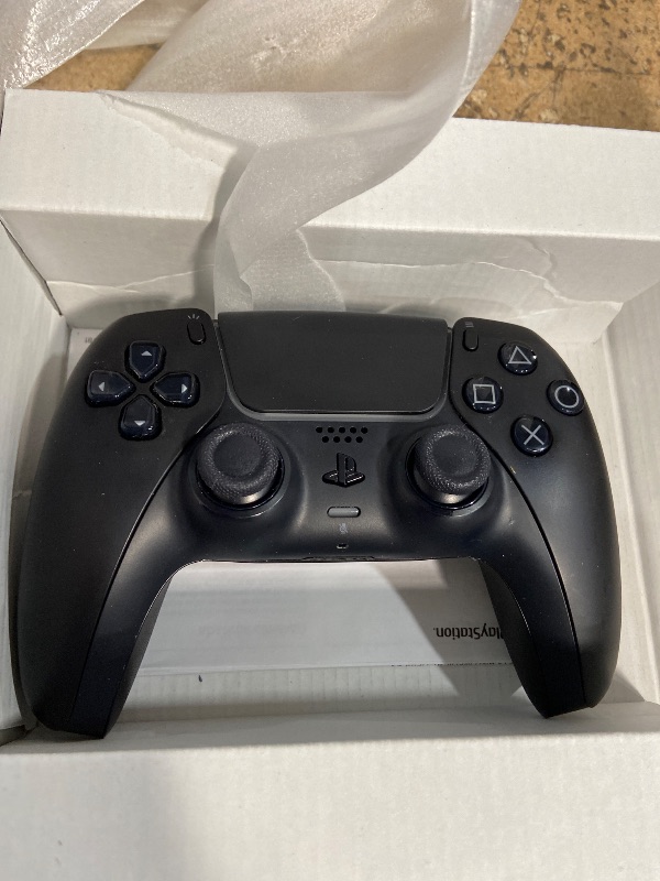 Photo 1 of **MINOR DAMAGE (STICK DRIFT) *** layStation DualSense™ Wireless Controller – Midnight Black - For PS5, PC, MAC & Mobile