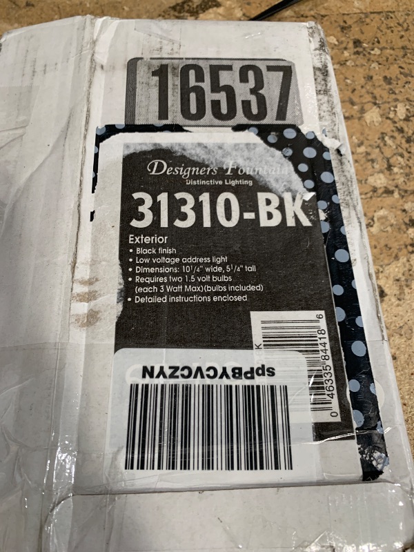 Photo 1 of 1 piece distinctive fountain light