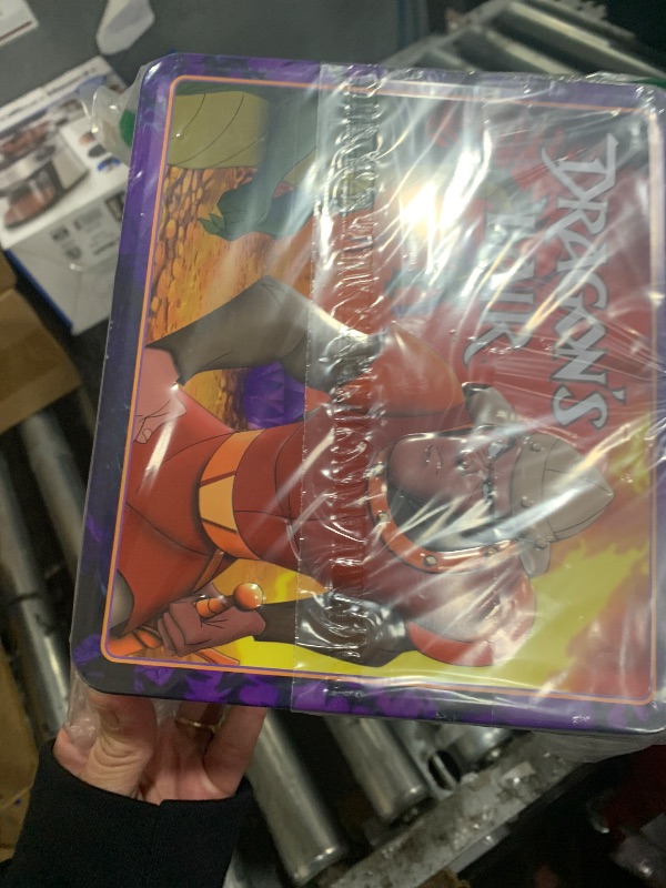 Photo 1 of ***DAMAGED - SEE NOTES/PICTURES***
Toynk Dragon's Lair Retro-Style Metal Tin Lunch Box | Reusable Storage Box Organizer with Handle