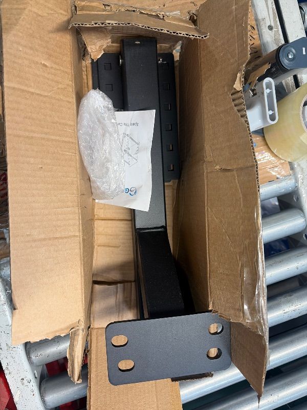Photo 1 of ***MISSING HARDWARE***
GADFISH Elevated Spare Tire Carrier Mount, Folding 17 Inch Trailer Bracket Heavy Duty Holder, Fits 4 & 5 & 6 Lugs Trailer Wheels on 4", 4.5", 4.75", 5" and 5.5" Bolt Patterns, Holds up to 150 Lbs