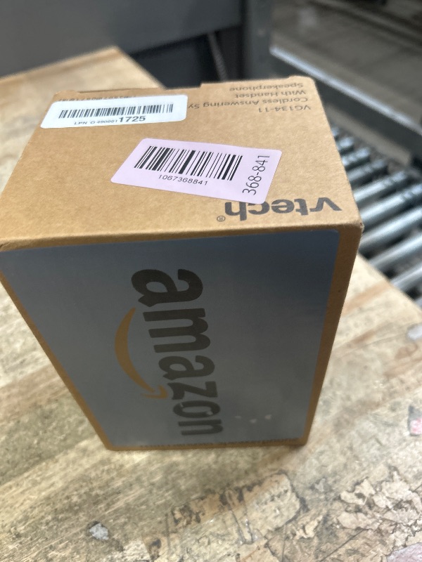 Photo 1 of [New] VTech VG134-11 DECT 6.0 Cordless Home Phone with Bluetooth Connection, Digital Answering Machine, Backlit Display,Full Duplex Speakerphone, Caller ID/Call Waiting,1000 ft Range (Black)