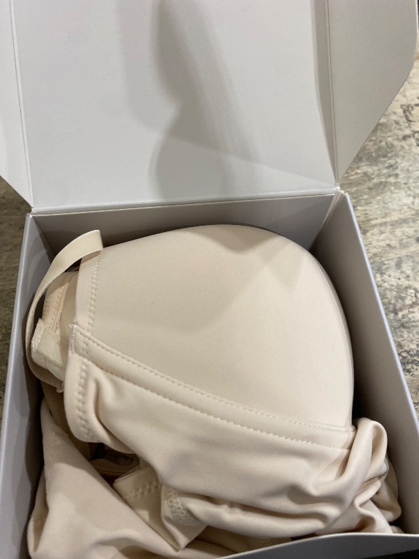 Photo 1 of (LARGE) Decorus Backless Plunge Shapewear Bodysuits - Women Low Back Body Shaper ?Beige Full Body Tummy Control Built in Bra With Plunge (L)