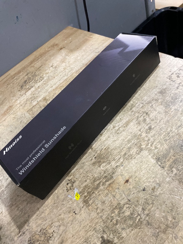 Photo 1 of [Upgraded] Nmoiss Windshield Sun Shade Umbrella - [Vinyl Coating Heat Shield] Protect Car from Sun Rays & Heat Damage Keep Cool and Protect Interior, Spring Structure Edge Medium 56" L x 31" W