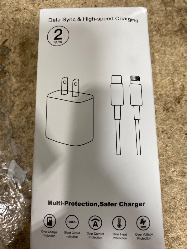 Photo 1 of [Apple MFi Certified]10FT Fast iPhone Charger,Extra Long Apple Charger Fast Charging 2Pack USB C Charger Block Plug + 10Foot Lightning Cable Cord for iPhone 14/Pro/Pro Max/Plus/13/12/11/XS/XR/X/SE2022