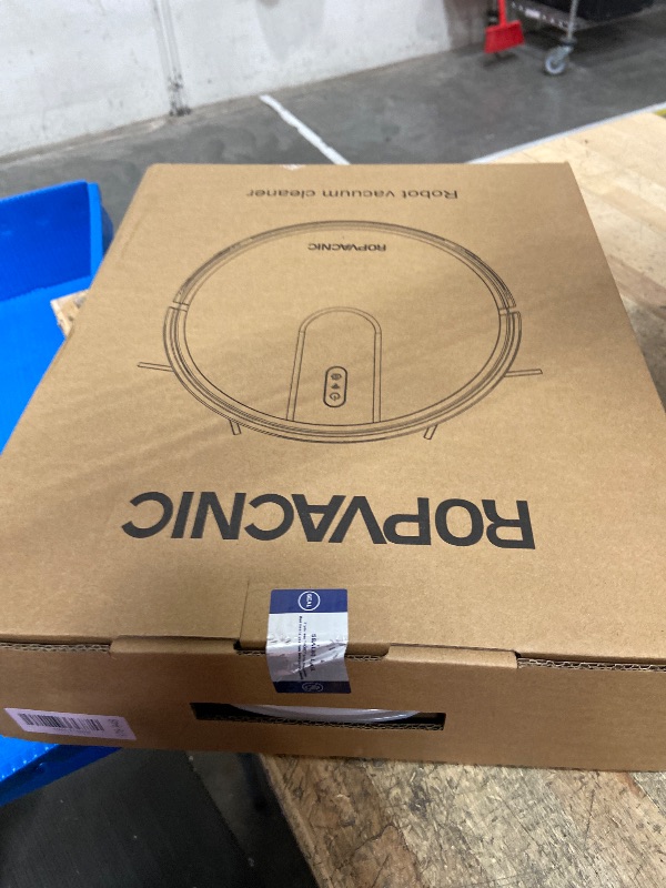 Photo 1 of **FACTORY SEALED** ROPVACNIC Robot Vacuum Cleaner Robot Vacuum and Mop Combo with 5200Pa Suction, Personalized Cleaning Adjustments, Self-Charging Robotic Vacuum Cleaner, Advanced Obstacle Avoidance
