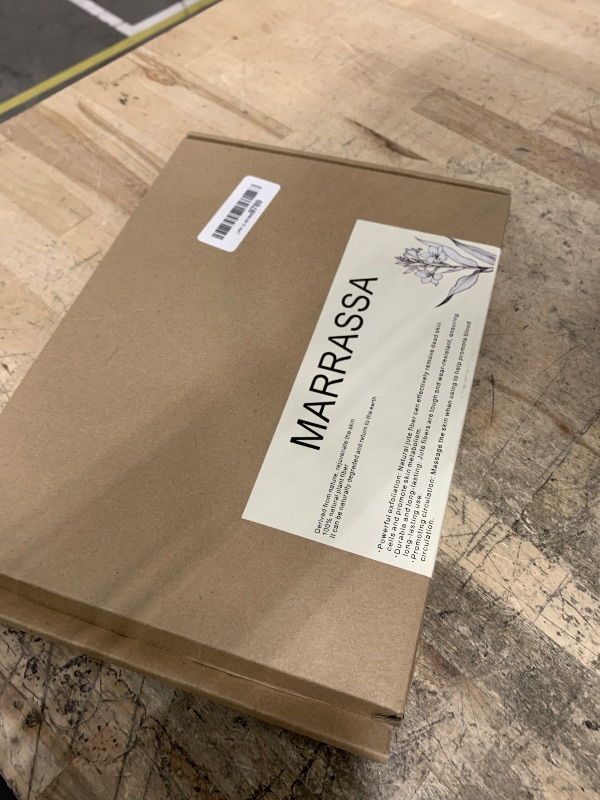 Photo 1 of **FACTORY SEALED** Back Scrubber for Shower with Handles | Natural Jute Body Exfoliator, Long Rectangular Bath Loofah for Deep Cleansing, Reusable Loofah for Women and Men (Exfoliating Back Scrubber)