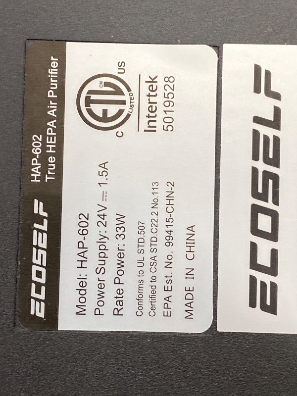 Photo 1 of **FACTORY SEALED** Air Purifier, Cleans 2,400 ft² in 30 Mins, 3-Stage True HEPA, 360° Airflow, Large Touch Display Control, Real-Time Air Quality (PM2.5) Display, Ultra-Quiet 20dB Sleep Mode,