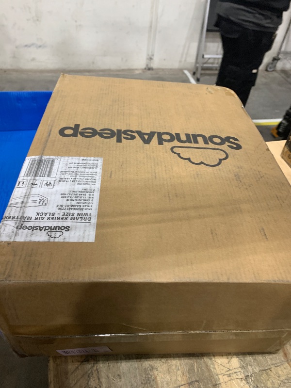 Photo 1 of **FACTORY SEALED** SoundAsleep Products Dream Series Luxury Air Mattress, ComfortCoil Technology, Built-in High Capacity Pump for Home, Camping- Double Height, Adjustable, Inflatable Blow Up, Portable - Twin Size