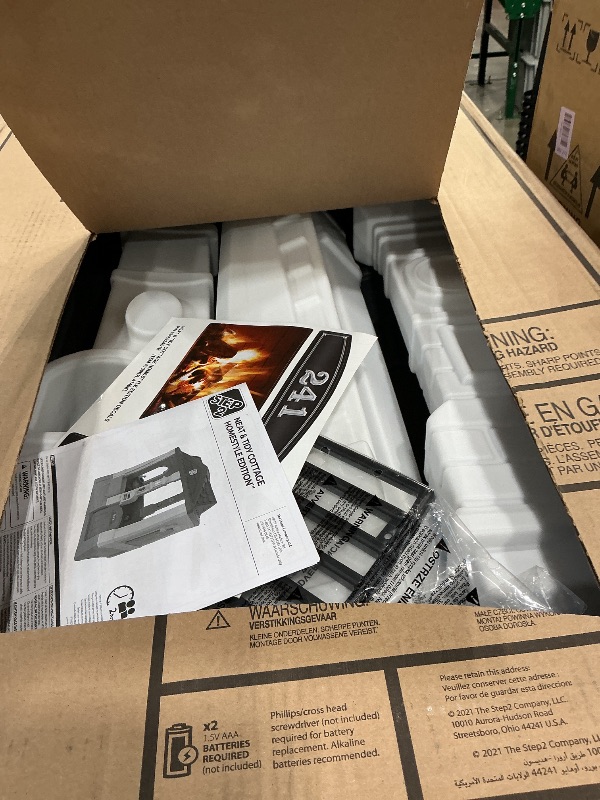 Photo 1 of ***PARTIAL SET*** Step2 Neat & Tidy Cottage Kids Playhouse, Indoor/Outdoor Playset, Interactive Play with Sounds, Made of Durable Plastic, for Toddlers 1.5+ Years Old, Grey