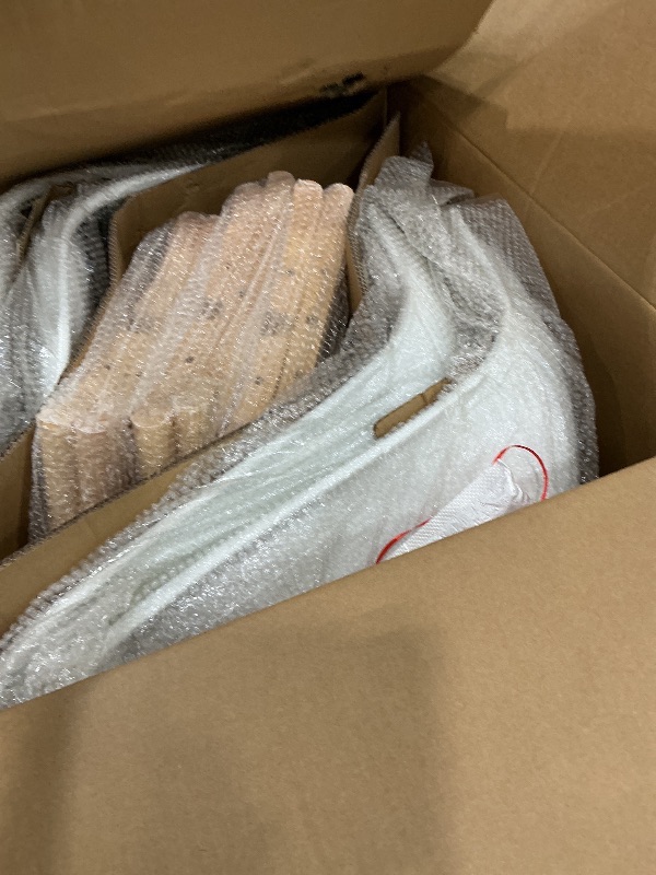 Photo 1 of *PARTIAL SET*
OLIXIS Dining Chairs Set of 8 Kitchen Mid Century Modern Chairs with Wood Legs and PU Leather Cushion for Living Room Bedroom Outdoor Lounge, White