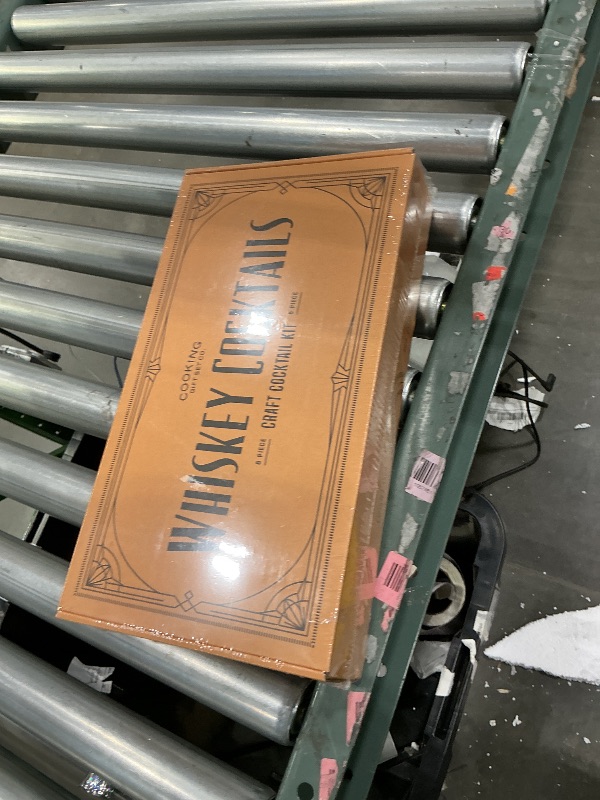 Photo 1 of **Factory Sealed**
Whiskey Cocktail Making Kit - Rocks Drinking Glass Set, 13.5oz Crystal Mixing Glass, Ice Cube Mold, Stainless Bar Spoon, Strainer, Jigger, Garnish Picks, Bitters, Recipe Cards for Old Fashioned & More