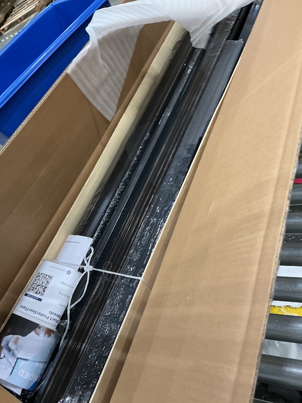 Photo 1 of *PARTIAL SET - ONLY Box 1/2, Missing Box 2/2*
6x10 FT Greenhouse, Easy Assembly Aluminum Polycarbonate Greenhouses for Outdoors with Roof Vent, Large Aluminum Walk-in Greenhouse for Sunroom Patio, Backyard, Garden, Sliding Lockable Door, Black