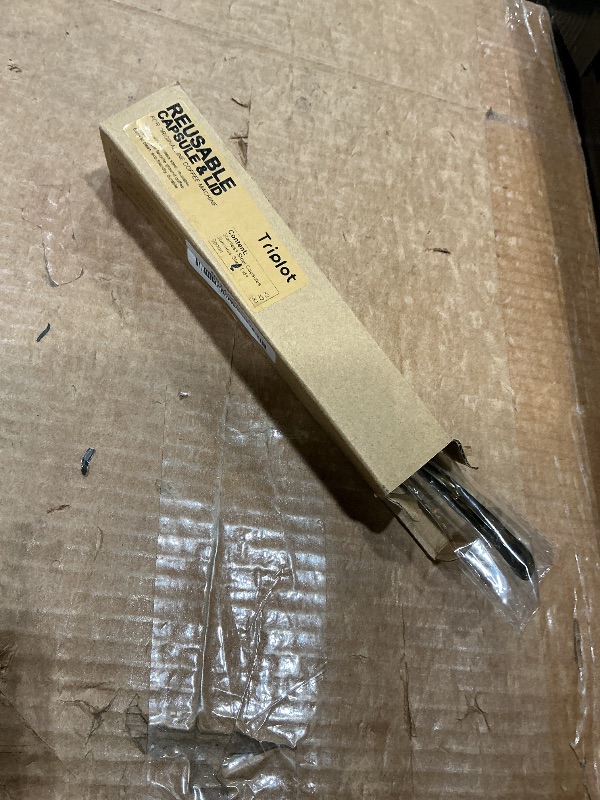 Photo 1 of *USED*
Triplot Reusable Coffee Capsule for Nespresso Original Machine with Stainless Steel Lids 2Sets(2cups+2Lids)