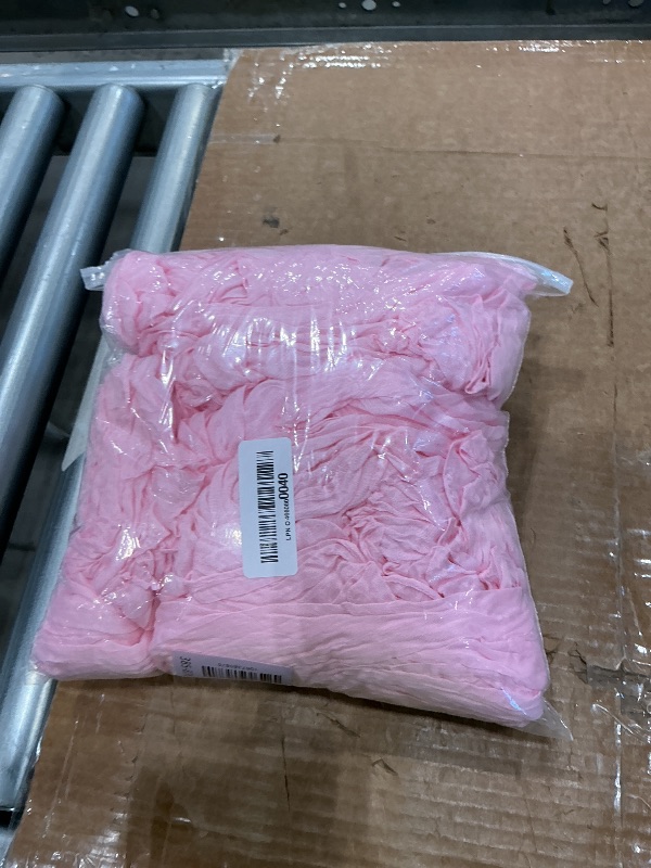 Photo 1 of 10 Pack Light Pink Cheesecloth Table Runner 17x108 Inch Semi Sheer Boho Gauze Cheese Cloth Table Runners, for Wedding Bridal Shower Birthday Party Home Decor Garden Farmhouse