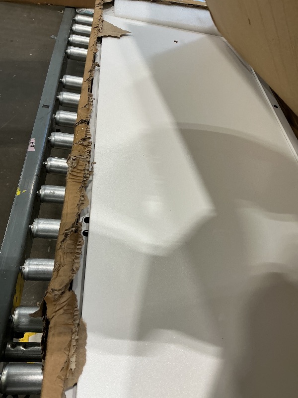 Photo 1 of ***PARTIAL SET*** Bellemave Queen Size Loft Bed with Desk and Storage Shelves, Queen Loft Bed with Wardrobe and Hanging Rod, Game Loft Beds with Guardrail and Ladder, Heavy Duty Loft Beds for Adults Teens, White