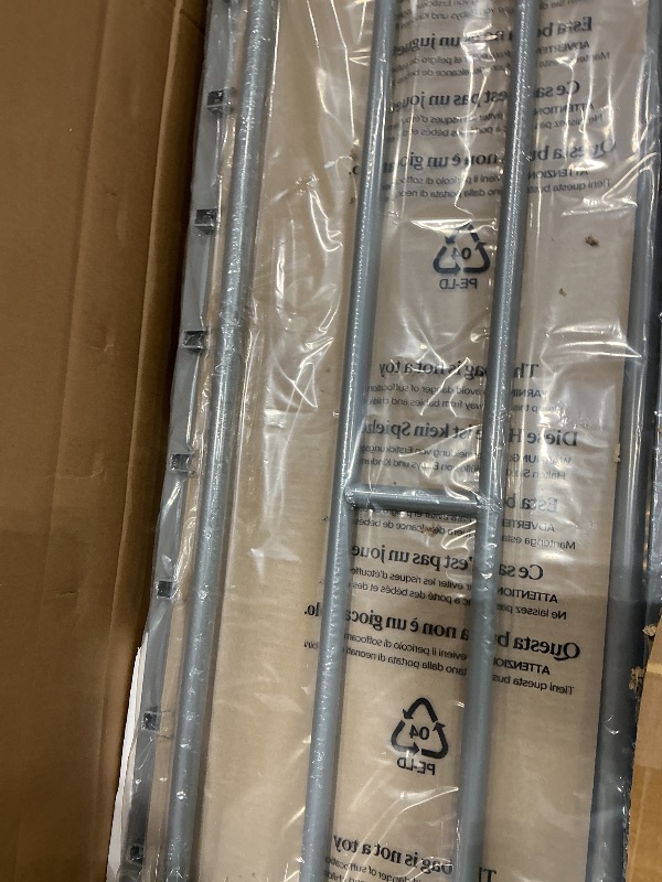 Photo 1 of *UNTESTED*
Rolanstar Metal Bunk Bed Full Over Full with USB Charging Station, LED Bunk Bed with 2 Storage Drawers, Bed with Safety Guardrail & Ladders, No Box Spring Needed, Easy Assembly, Grey