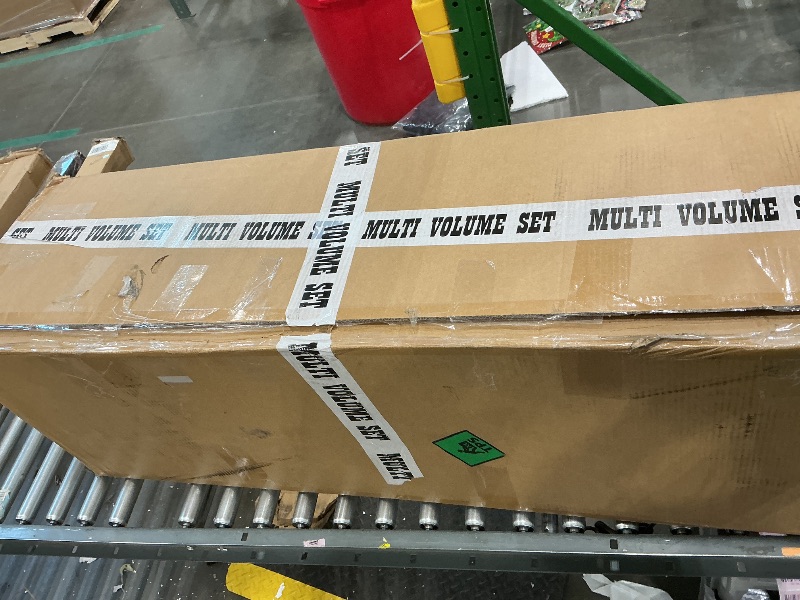 Photo 1 of *USED*
Fraser Hill Farm 10-Ft. Pine Valley Flocked Artificial Christmas Tree with Warm White LED Lights and Stand, Prelit Foldable Fake Tree with Realistic Snowy Foliage for Home Decoration