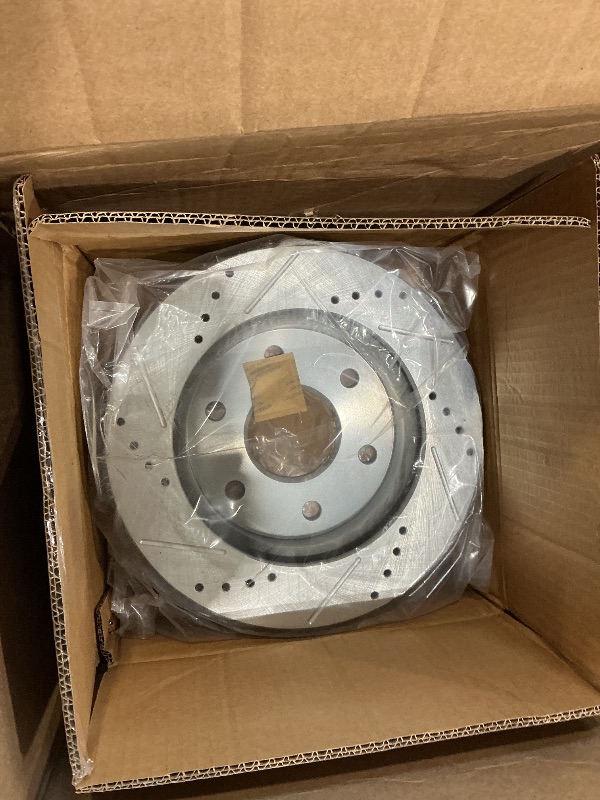 Photo 1 of ***MISSING A LOT OF PIECES*** Power Stop KC2015-36 Front & Rear Z36 Truck and Tow Brake Pads and Drilled and Slotted Rotors Kit with Calipers For Cadillac Escalade Chevy Silverado 1500 Suburban 1500 Tahoe Sierra 1500 Yukon XL1500