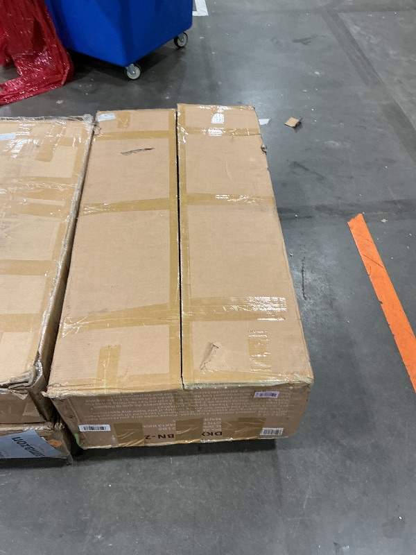 Photo 1 of *PARTIAL SET*
Wisteria Lane 4 Piece Patio Furniture Set, Wicker Outdoor Patio Conversation Furniture Set, All Weather Outdoor Patio Sofa with Cushion and Glass Table, Brown