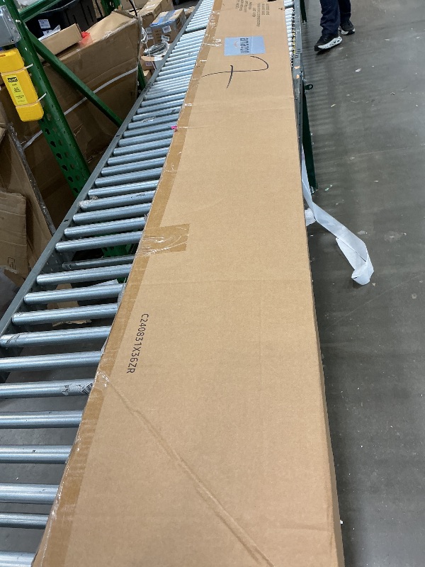 Photo 1 of *MINOR DAMAGE - USED*
Amazon Basics Smart Box Spring Bed Base, 9-Inch Height Mattress Foundation, Tool-Free Easy Assembly, King, 79" L x 75.5" W x 9" H, White