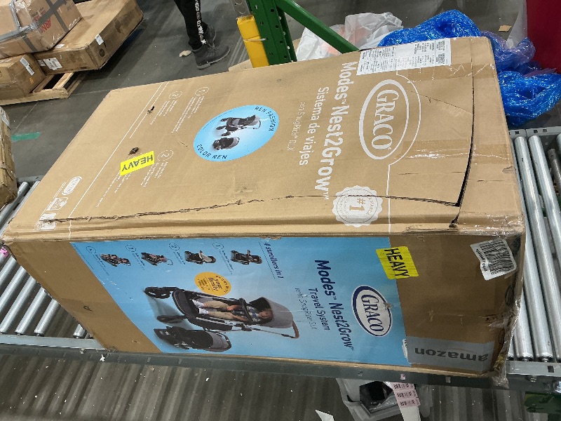 Photo 1 of *USED*
Graco Modes Nest2Grow Travel System, 4-in-1 Carseat Stroller Combo with Expandable Double Stroller Option, Adjustable Slide2Me Seat, Includes SnugRide 35 Lite Elite Infant Car Seat, Ren