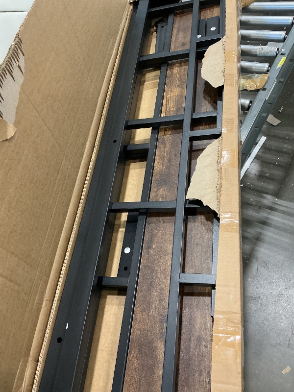 Photo 1 of *PARTIAL SET*
Bellemave Queen Over Queen Bunk Bed with Headboard and Full Length Guardrail, Separable Bunk Bed Queen Size, Heavy Duty Bunk Beds Can Turns Into Loft Bed and Platform Bed, Black