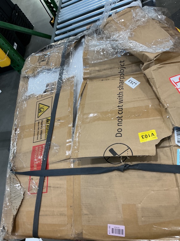 Photo 1 of *USED*
DWVO Vanity Desk with Large Mirror and Lights, Makeup Vanity Set with 11 LED Bulbs and Power Outlet, 4 Storage Drawer, Dressing Table with 3-Color Adjustable Lighting, Vanity Stool, Pale Pink