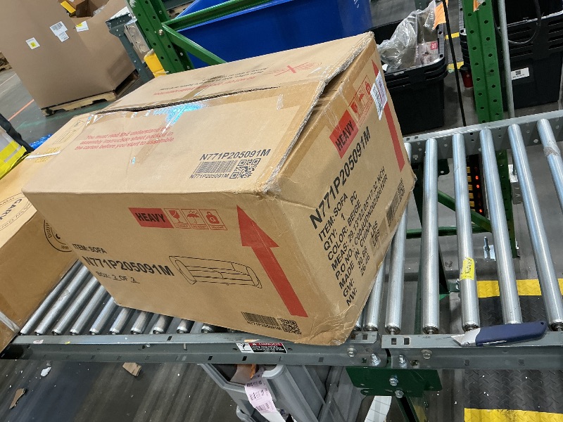 Photo 1 of *PARTIAL SET*
Christopher Knight Home Almad 2 Pieces Sofa Couch Set, Cozy 3-Seater Sofa and Loveseat for Living Room, Upholstered Couch Chair, Soft Seating Lounge Sofa with Wood Frame, Fabric, Beige