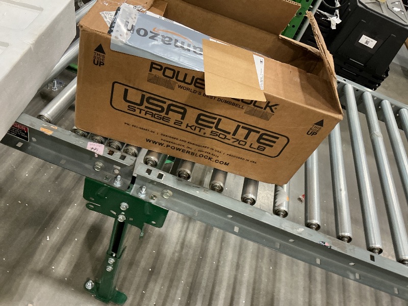 Photo 1 of *PARTIAL SET - ONLY 1*
PowerBlock Elite USA 90 Pound Adjustable Dumbbells, Sold in Pairs, 5-90 lb. Dumbbells, Durable Build, Innovative At Home Workout Equipment, Includes Stage 1, 2 & 3 Expansions Gray