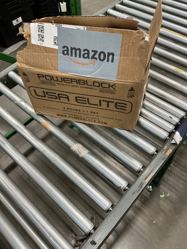 Photo 1 of *PARTIAL SET*
PowerBlock Elite USA 90 Pound Adjustable Dumbbells, Sold in Pairs, 5-90 lb. Dumbbells, Durable Build, Innovative At Home Workout Equipment, Includes Stage 1, 2 & 3 Expansions Gray