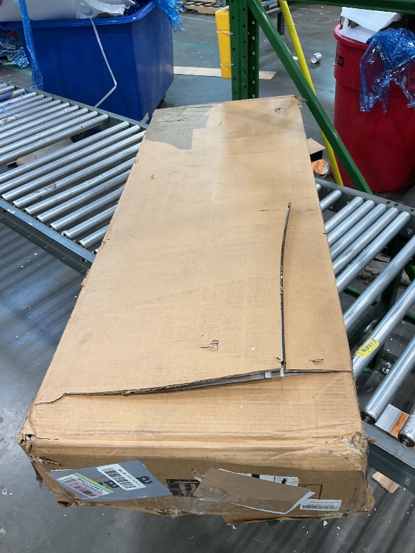 Photo 1 of *MISSING PARTS*
Fkhouse Glass Top Vanity Desk with Foldable Mirror and Lights, 11 Drawers Makeup Vanity with Charging Station, 3 Lighting Modes Dressing Table with Chair, White