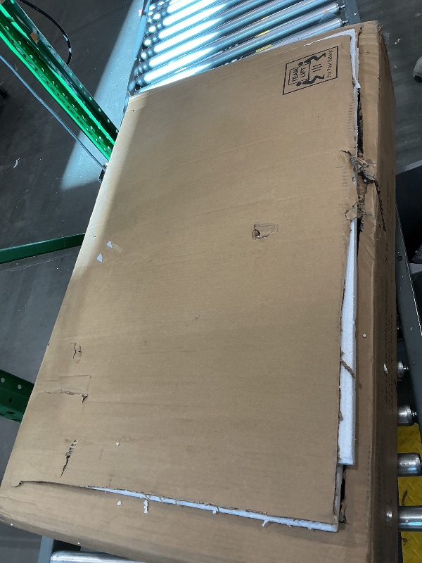 Photo 1 of **MISSING PARTS**
kepptory Display Case with LED Lights, Display Cabinet with Glass Storage Shelves, 4-Tier Display Shelf with 4-Layer Small Display Shelves for Collectibles, Curio Cabinet, Black (65 Inch)