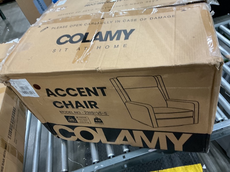 Photo 1 of *USED*
COLAMY Leather Recliner Chair for Adults, Swivel Rocker Recliner for Small Spaces, Wide Glider Rocking Nursery Chair with Ergonomic High Backrest, for Living Room, Office, Bedroom(Chocolate Brown