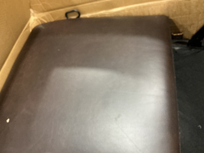 Photo 1 of *USED*
COLAMY Leather Recliner Chair for Adults, Swivel Rocker Recliner for Small Spaces, Wide Glider Rocking Nursery Chair with Ergonomic High Backrest, for Living Room, Office, Bedroom(Chocolate Brown