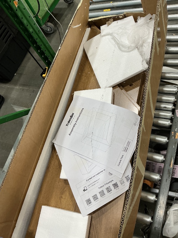 Photo 1 of ***FINAL SALE/NO RETURN, VIEW NOTES*** Tribesigns Farmhouse Console Table, 47 Inches Entryway Console Table with Storage, Industrial Hallway Accent Table for Living Room, Entrance