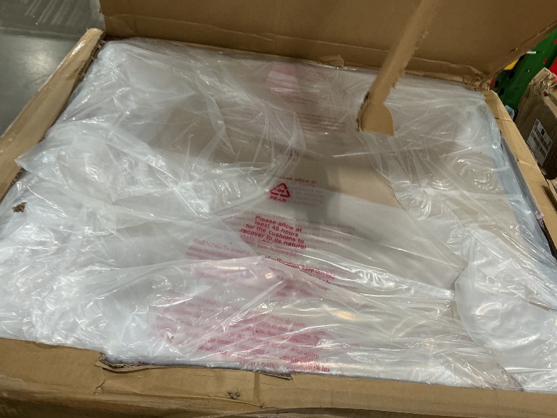 Photo 1 of *PARTIAL SET*
Welzona 132" Sectional Couch, Locked-in Modular Sectional Sofa, Wood Frame Couches for Living Room, 22" Deep Seat U Shaped Couch with Ottoman Chenille Cloud Sofa Tool-Free Setup Sofas for Living Room