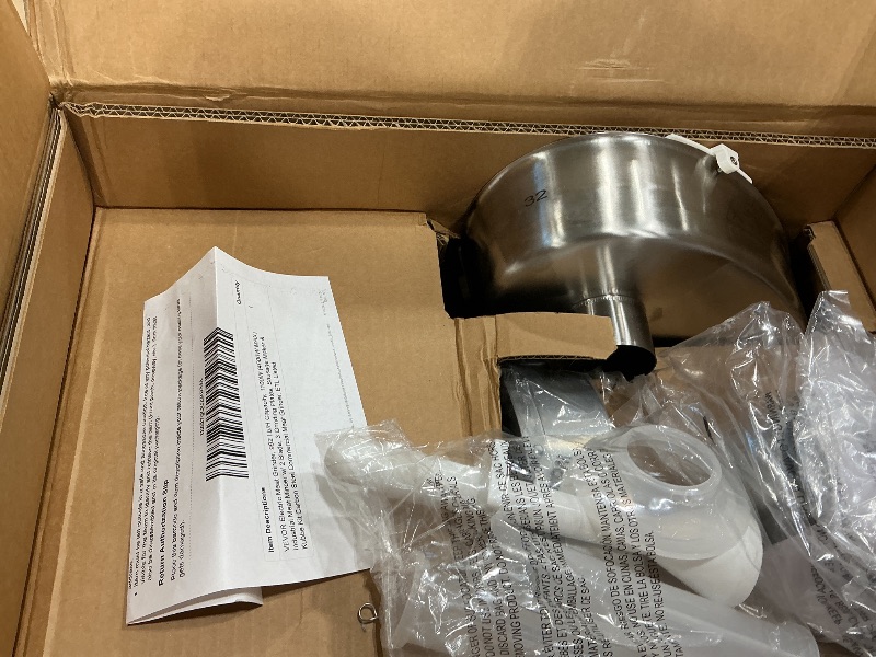 Photo 1 of *USED*
VEVOR Electric Meat Grinder, 992 Lb/H Capacity, 1100W (4600W MAX) Industrial Meat Mincer w/ 2 Blade, 3 Grinding Plates, Sausage Maker & Kubbe Kit Carbon Steel Commercial Meat Grinder, ETL Listed