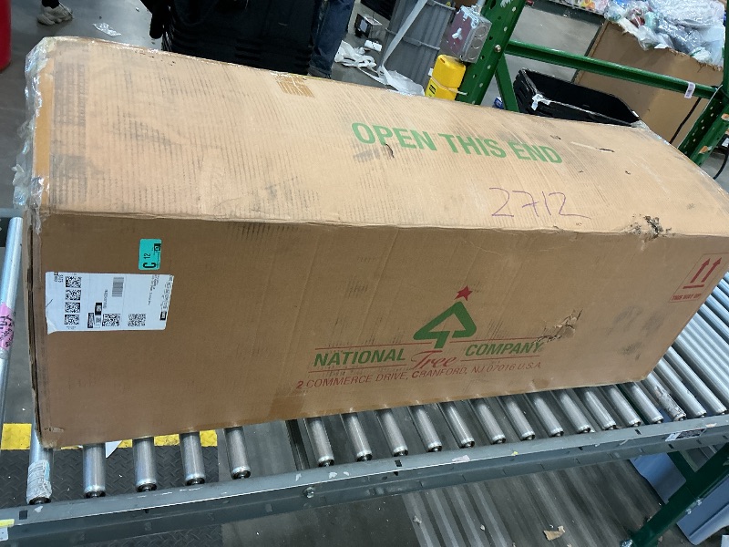 Photo 1 of *USED*
National Tree Company 7.5 ft Pre-Lit Downswept Douglas Fir Artificial Christmas Tree, 750 LED Lights, PowerConnect, Foot Pedal, 10 Light Functions, 1,867 Tips, Includes Stand, Green