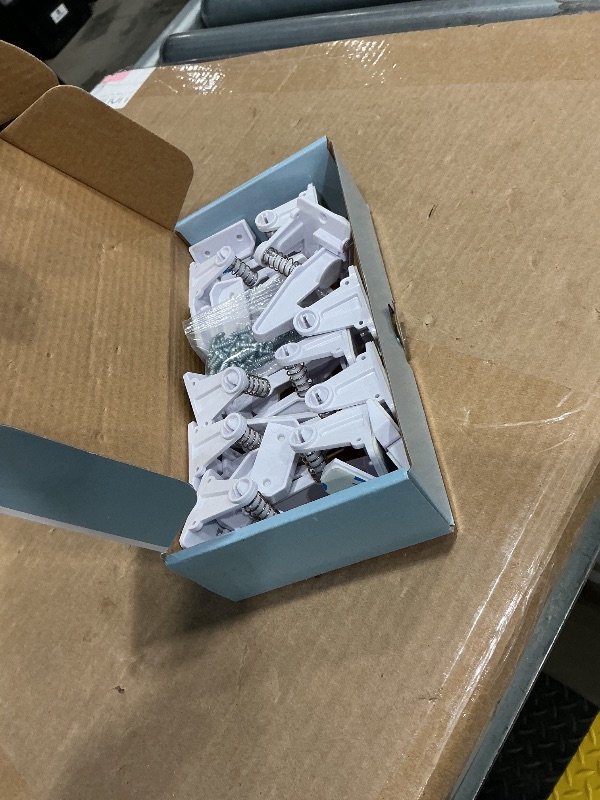 Photo 1 of 12 Pack Cabinet Locks Child Safety | Baby Safety Cabinet Locks NO Drilling 3M Adhesive Baby Proof Drawer Lock Child proofing cabinets latches for Kids Latch for Drawers & Door Child Safety Locks