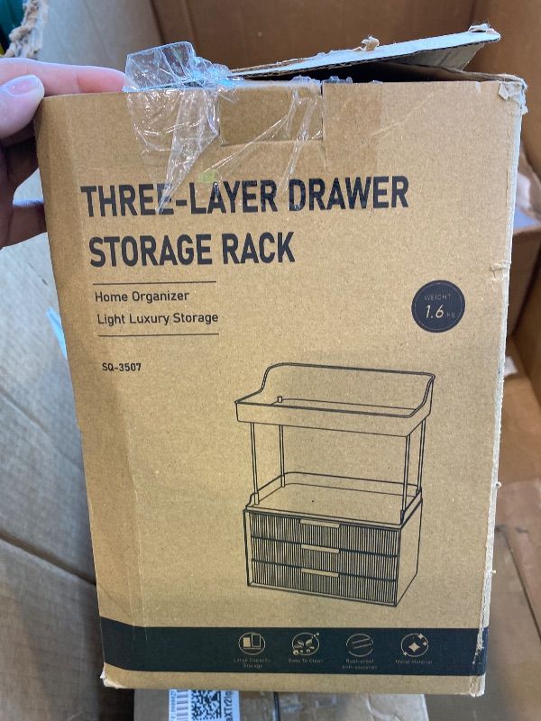 Photo 1 of *MISSING PARTS UNKNOWN*
Anylady Bathroom Organizers and Storage, Makeup Organizer (Sturdy Durable Attractive), Ideal for Vanity, Countertop, Counter, Perfume, Skincare, Cabinet, Cosmetic, Dresser Organizer (White)