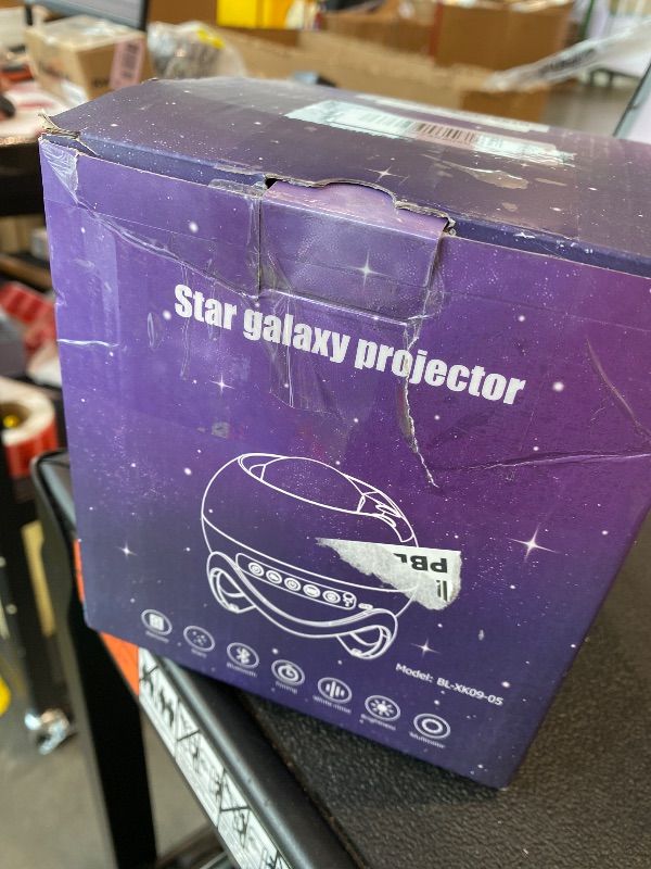 Photo 1 of *UNTESTED*
HERHOTER Star Projector,Northern Lights Projector,with Bluetooth Speaker, White Noise, Remote Control,Night Light,for Game Room, Adults, Family Gatherings,Galaxy Projector Bedroom