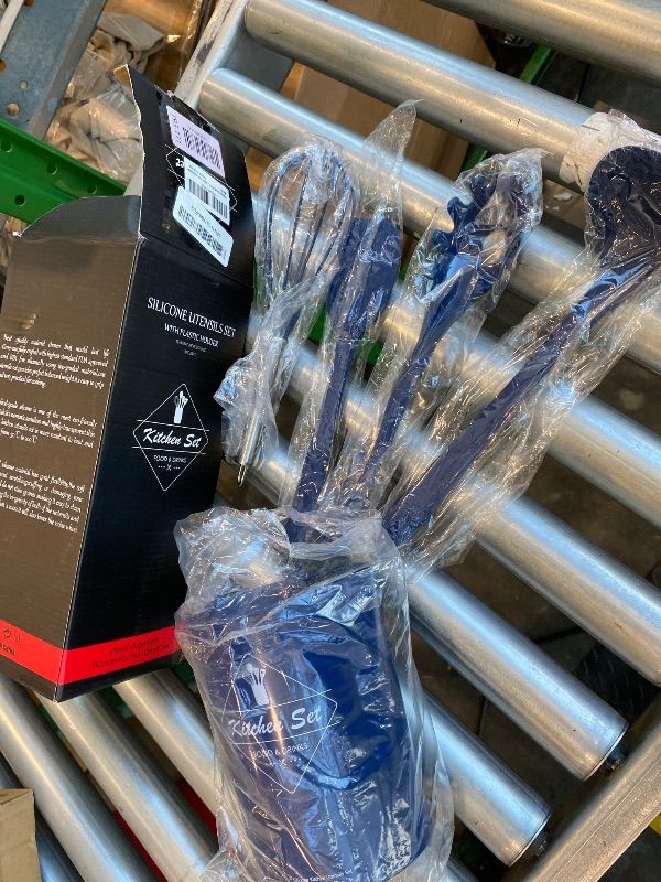 Photo 1 of **PARTIAL SET**
Kitchen Utensils Set-12 Pieces Silicone Cooking Utensils Set (Dishwasher Safe) 392°F Heat Resistant Spatula Set,Kitchen Utensil Set for Nonstick Cookware,Best Kitchen Tools with Holder