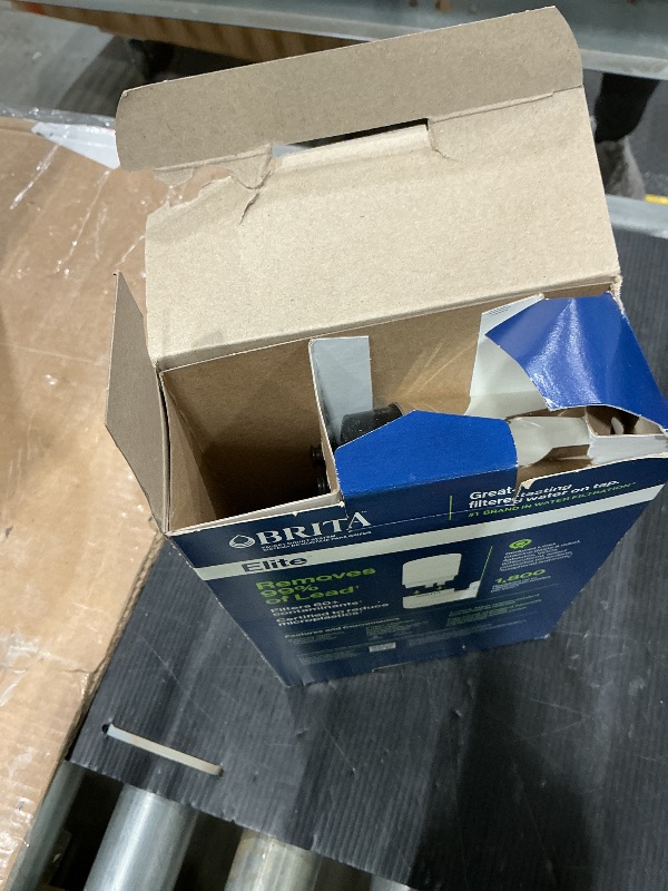 Photo 1 of *MINOR DAMAGE - USED*
Brita Faucet Mount Water Filter System, Chrome, No-Wait Filtration, Easy Install, Multi-Use Tap Water Filter for Kitchens, Bathrooms & Small Spaces