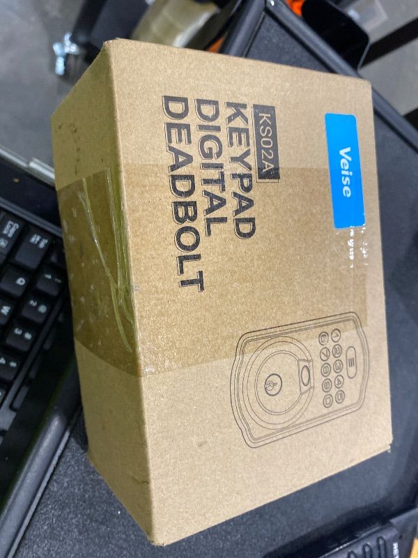 Photo 1 of *USED*
Veise KS02A Fingerprint Keyless Entry Door Lock, Auto Lock, Electronic Keypad Deadbolt for Front Door, Biometric, Anti-Peeking Password, Easy Install, Satin Nickel