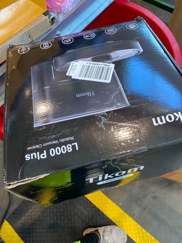 Photo 1 of *UNTESTED*
Tikom Robot Vacuum and Mop, 6000Pa Robotic Vacuum Cleaner with Self-Emptying Base, 90 Days Capacity, LiDAR Navigation, Home Mapping, Ideal for Pet Hair, Hard Floors, Carpet (L8000 Plus)