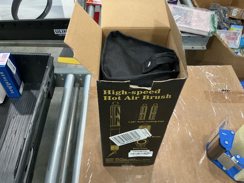 Photo 1 of *UNTESTED*
Hair Styler Hair Dryer Brush - 110,000 RPM High-Speed Hot Air Styler,Multi Stylers with Auto-Wrap Curler, Professional Blow Dryer Brush for Fast Curling Volumizing Straightening Styling(Black-Golden)